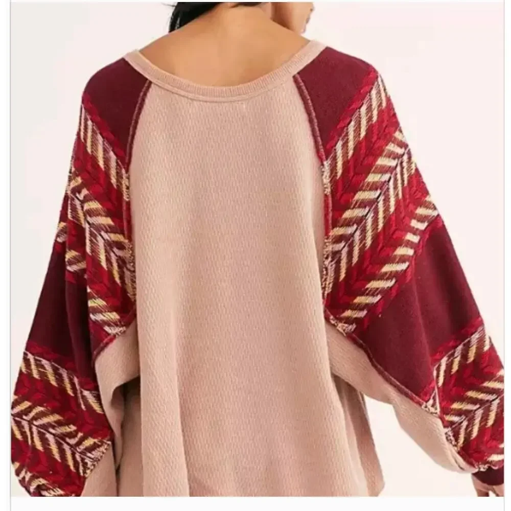 Free People Rainbow Dreams Sweater Pullover Small